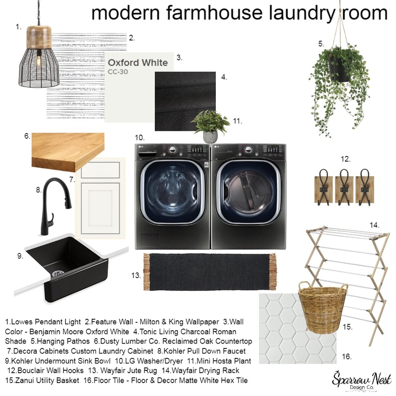 IDI Module 9 Laundry Room Mood Board by Nbyrtus on Style Sourcebook