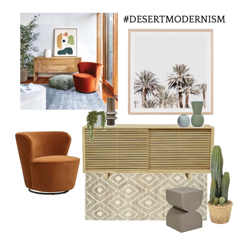 Desert Modernism Mood Board by feliciacur on Style Sourcebook