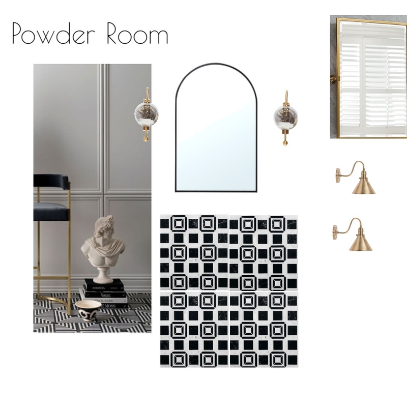 Powder Room Mood Board by Batya on Style Sourcebook