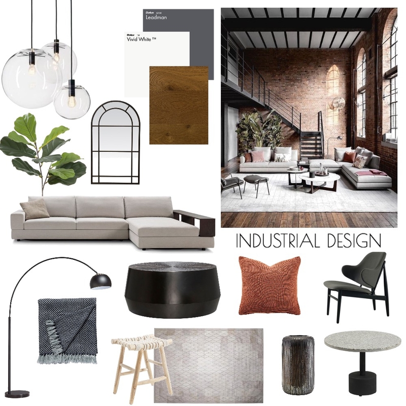 Industrial Design Mood Board by AmyBerrington on Style Sourcebook