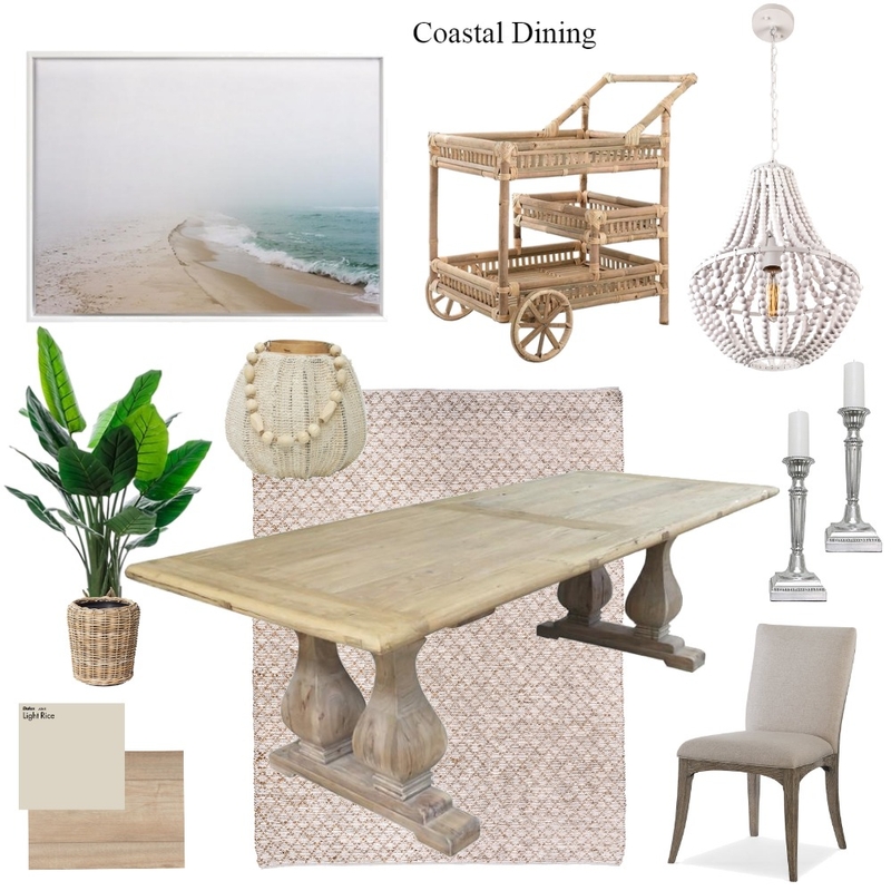 Coastal Dining Mood Board by ChristaGuarino on Style Sourcebook