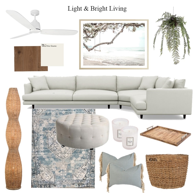 Light and Bright Living Mood Board by ChristaGuarino on Style Sourcebook