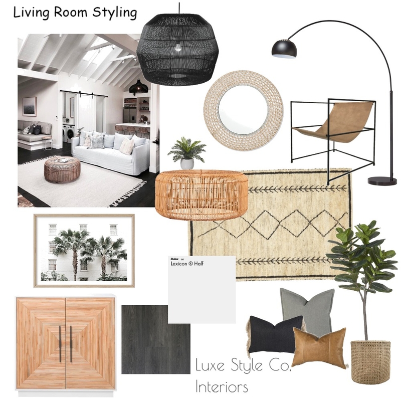 Living Room Coastal Mood Board by Luxe Style Co. on Style Sourcebook