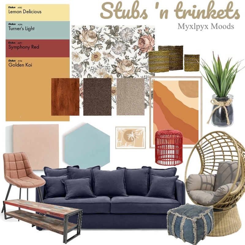 Stubs n Trinkets Mood Board by Shardoolsen on Style Sourcebook