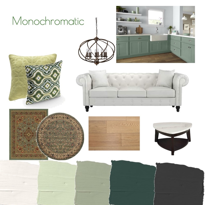 module 6 Monochromatic Mood Board by ReneeAmato on Style Sourcebook
