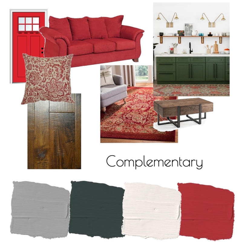 module 6 complementary Mood Board by ReneeAmato on Style Sourcebook