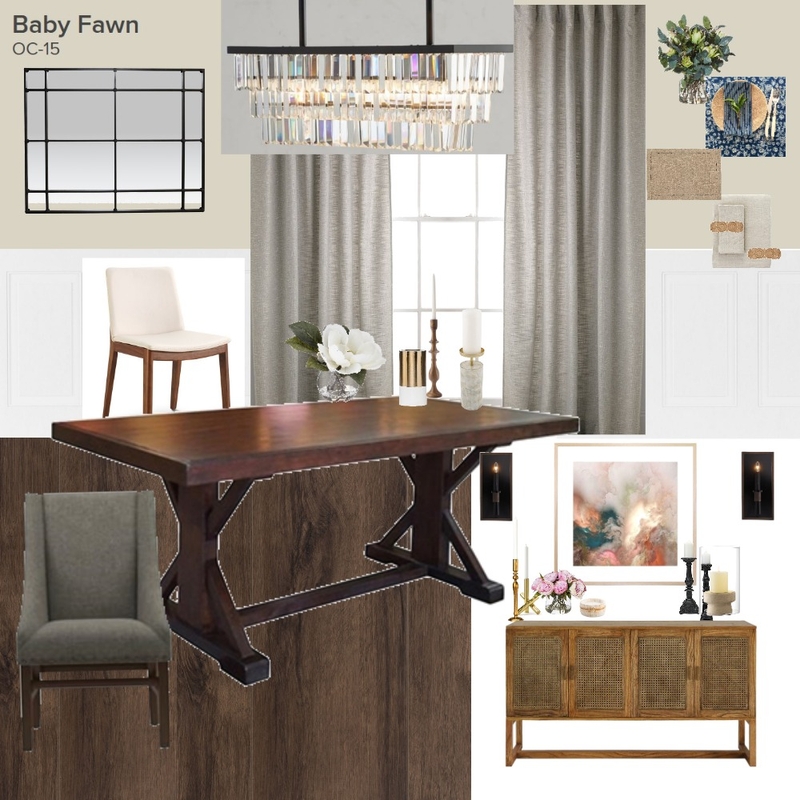 Dining Room- Module 9 Mood Board by kimjensen on Style Sourcebook