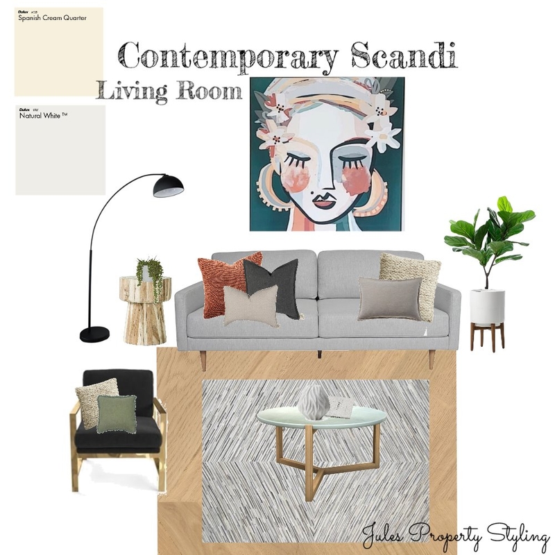 Contemp Scandi Living Room Mood Board by Juliebeki on Style Sourcebook