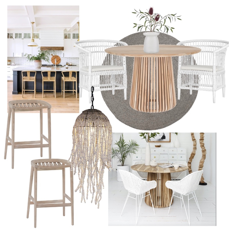 coastal boho kitchen dining Mood Board by stylebeginnings on Style Sourcebook