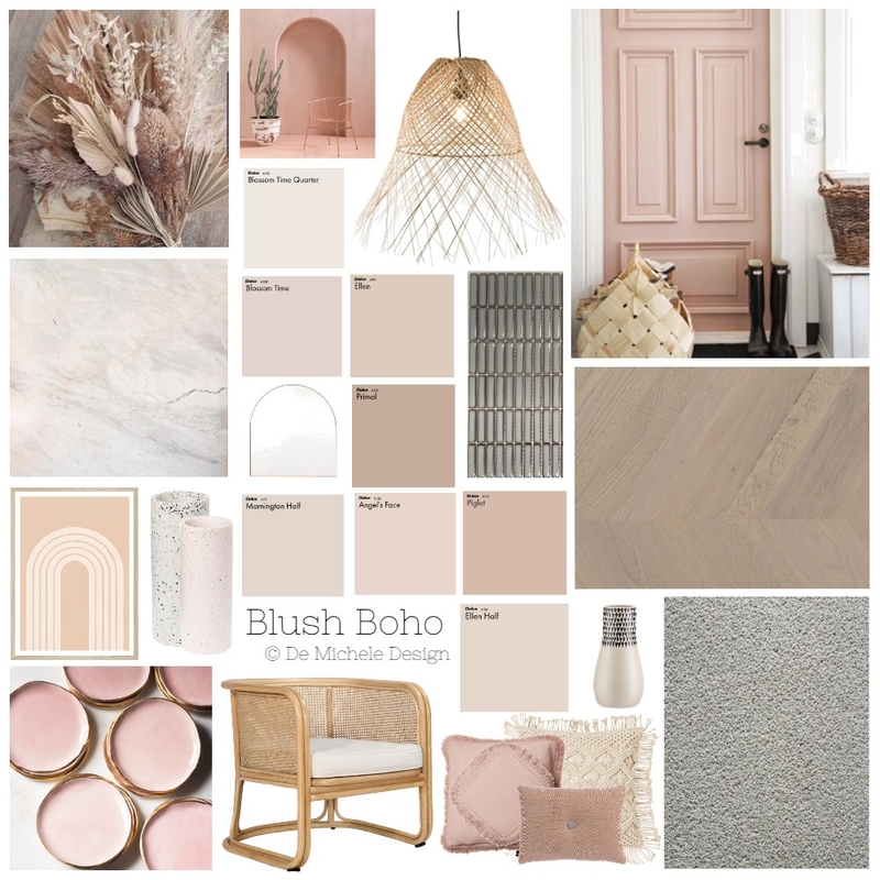Blush Boho Mood Board by edemichele on Style Sourcebook
