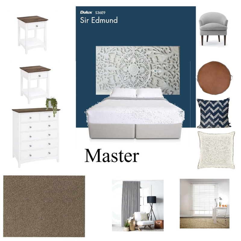 Master Bedroom Mood Board by Breezy Interiors on Style Sourcebook