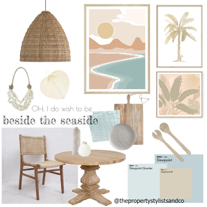 Beside the Seaside Mood Board by The Property Stylists & Co on Style Sourcebook
