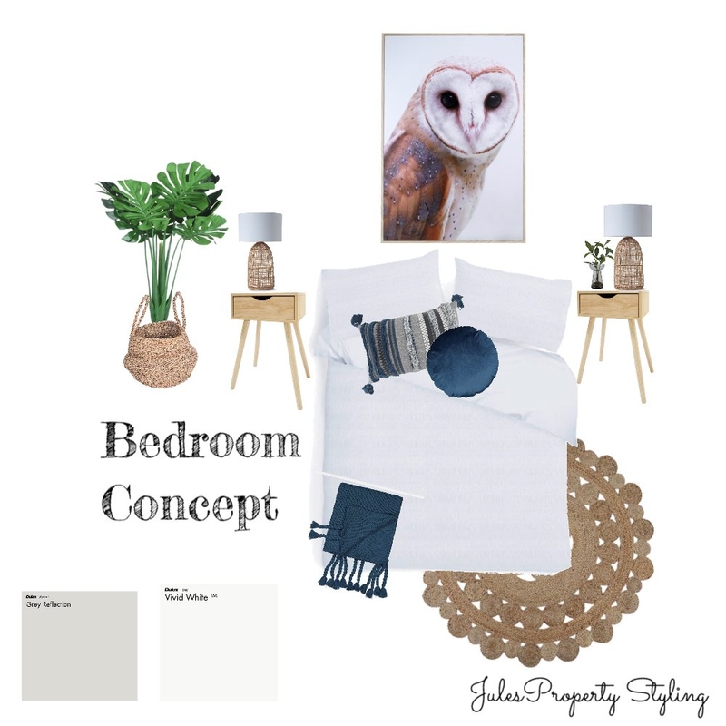 Kmart Inspired Bedroom Concept Mood Board by Juliebeki on Style Sourcebook