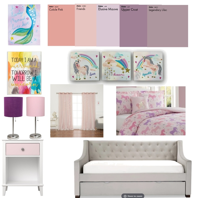 Daughter's Bedroom Mood Board by styleyournest on Style Sourcebook