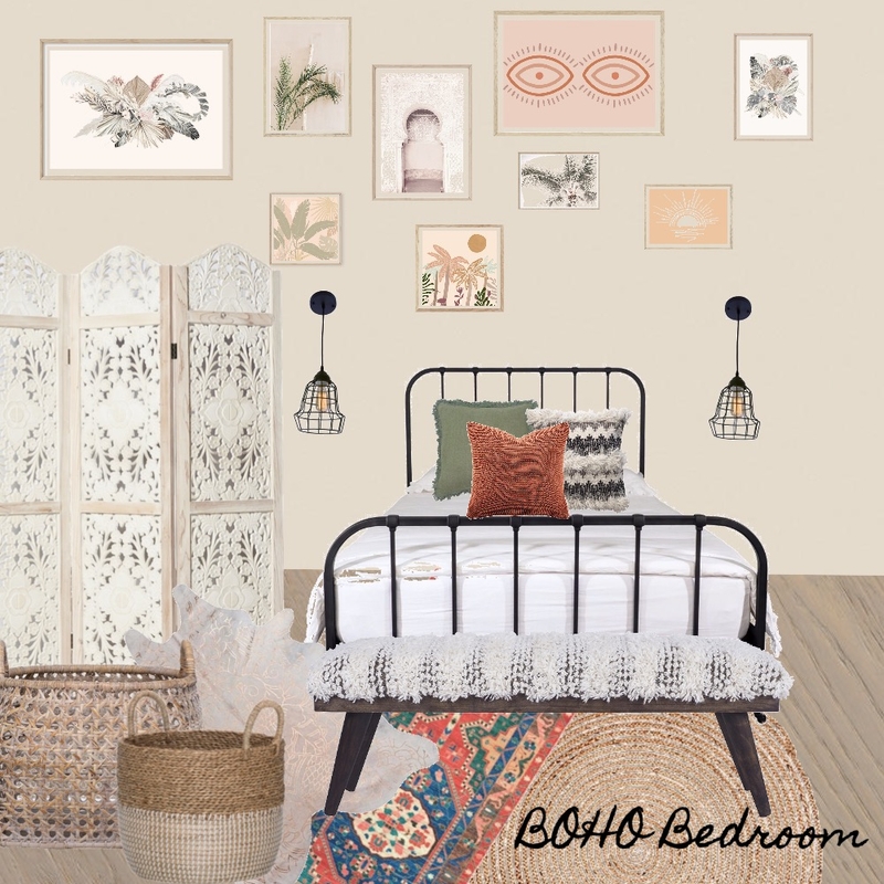 BOHO Bedroom Mood Board by AislingKidney on Style Sourcebook