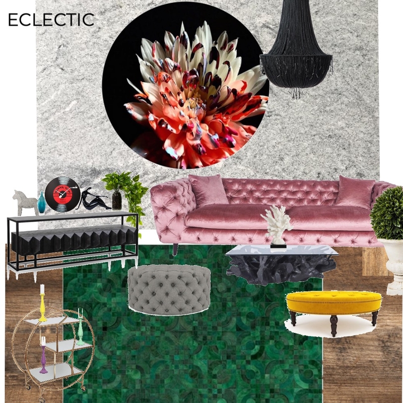 ECLECTIC Mood Board by Raluca on Style Sourcebook