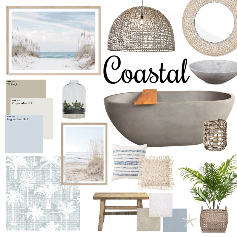 Coastal Mood Board by AmmataDesigns on Style Sourcebook
