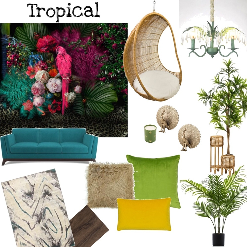 Tropical Mood Board by sarahjcastle on Style Sourcebook