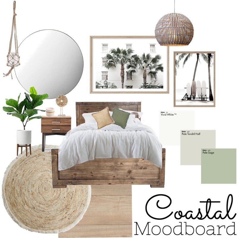 Coastal  Bedroom Moodboard Mood Board by tahliasnellinteriors on Style Sourcebook