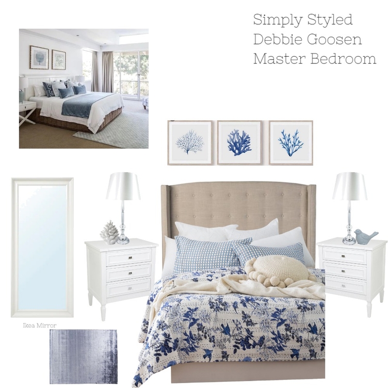 Debbie Goosen Main Bedroom Mood Board by Simply Styled on Style Sourcebook
