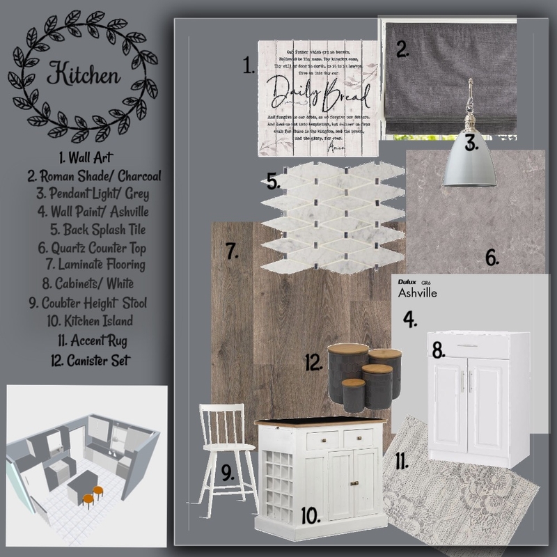 Mom's Kitchen Mood Board by maymanley on Style Sourcebook