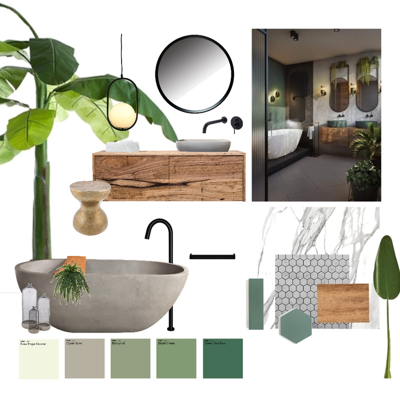 Tropical Bathroom Mood Board by andreiacostacunha on Style Sourcebook