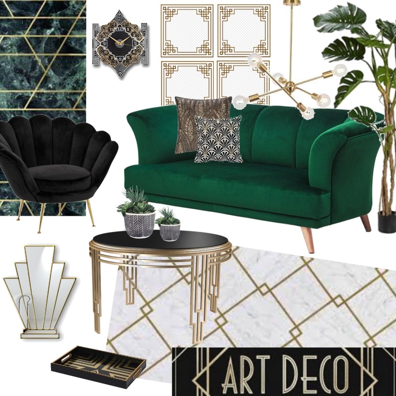 Art Deco Mood Board by kjawnointeriors on Style Sourcebook