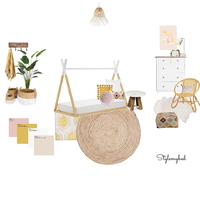 Kids Room Mood Board by stylemybed on Style Sourcebook