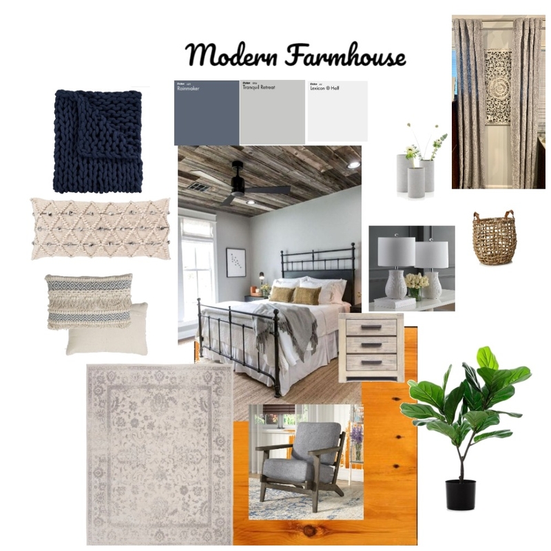 modern farmhouse Mood Board by pattiann on Style Sourcebook