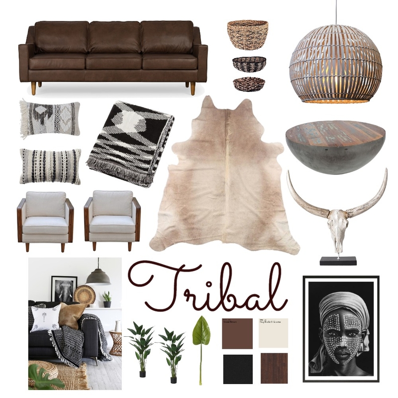 African Tribal Mood Board by CHolmes on Style Sourcebook