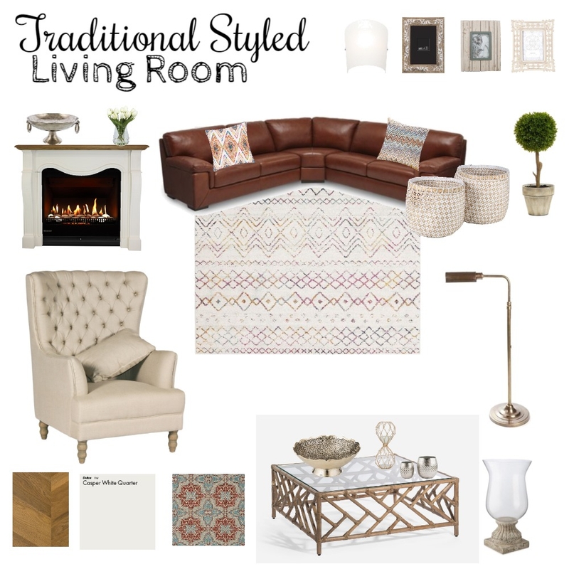 Traditional Living Room Mood Board by Chenevds96 on Style Sourcebook