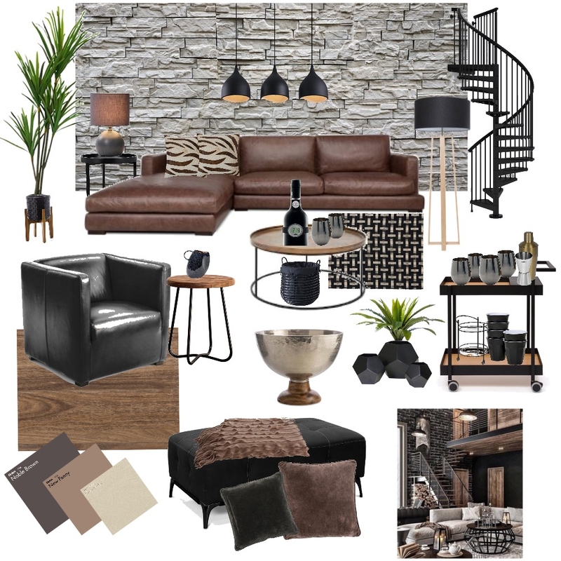 CITY INDUSTRIAL Mood Board by YANNII on Style Sourcebook
