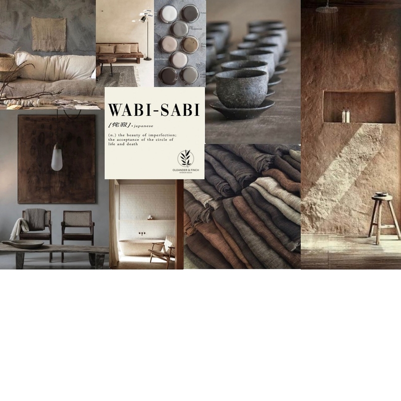 Wabi Sabi Mood Board by Oleander & Finch Interiors on Style Sourcebook