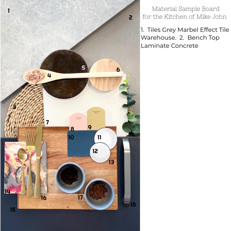 Material board Mood Board by melcleverley on Style Sourcebook