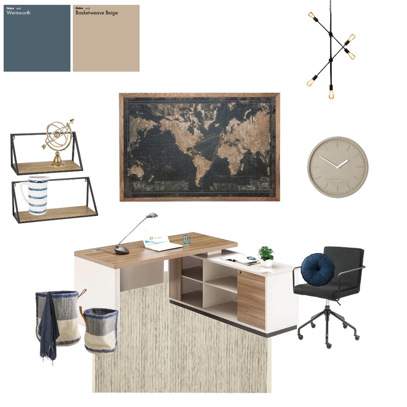 Sophisticated Study Mood Board by Designs by Jess on Style Sourcebook