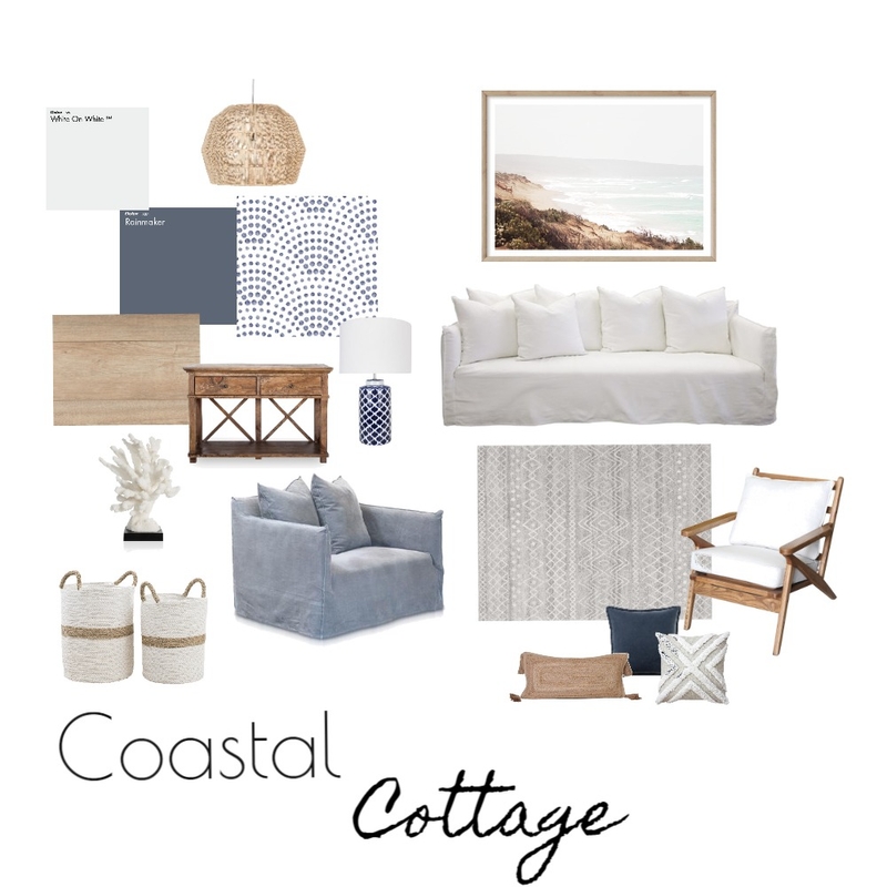 Coastal cottage Mood Board by Heidi Nicholson on Style Sourcebook