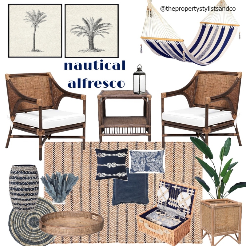 nautical alfresco Mood Board by The Property Stylists & Co on Style Sourcebook