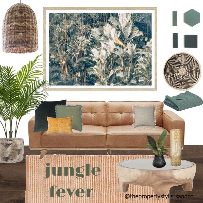 Lounge Jungle Fever Mood Board by The Property Stylists & Co on Style Sourcebook