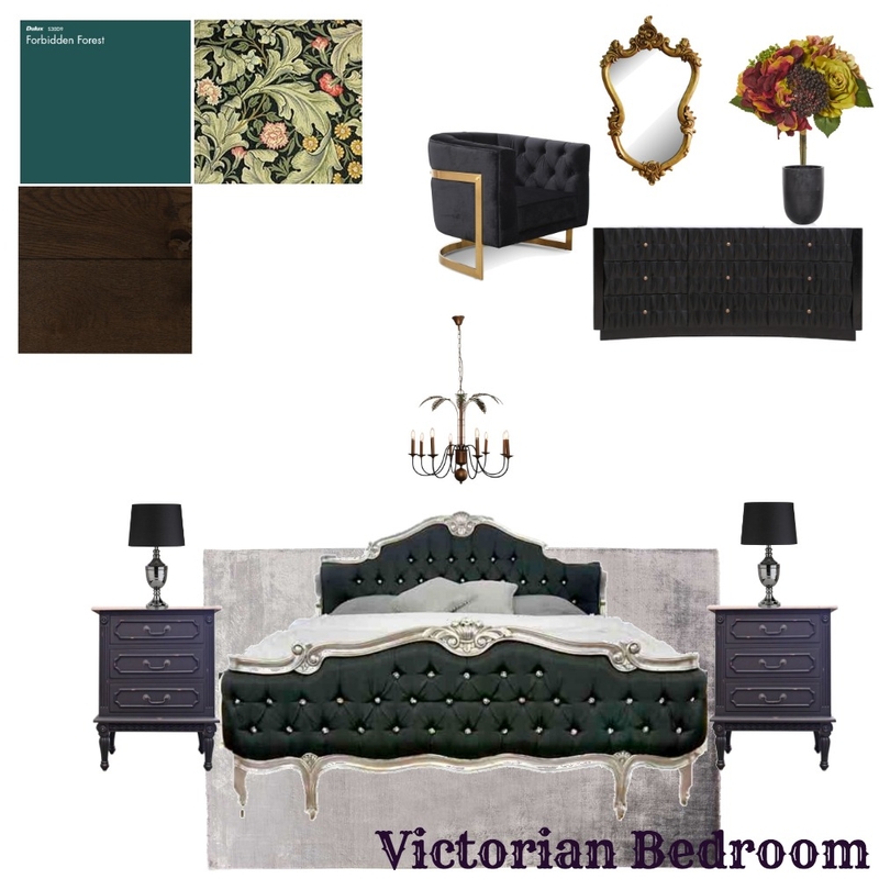 Victorian Bedroom Mood Board by interior.kayo on Style Sourcebook