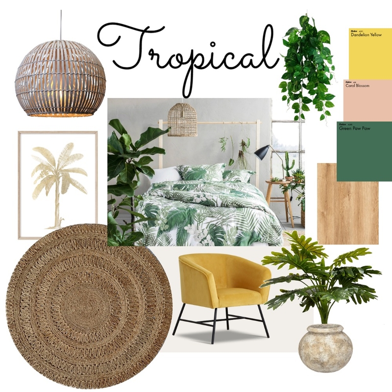 Tropical Mood Board Mood Board by Michelle_Neilsen on Style Sourcebook