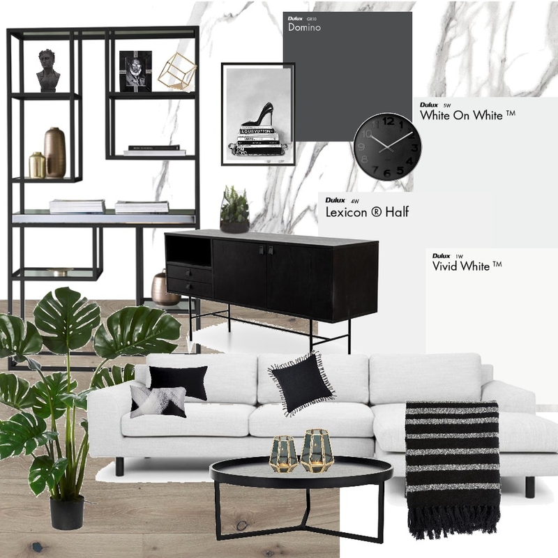 Achromatic Mood Board by brittanyhomannz on Style Sourcebook