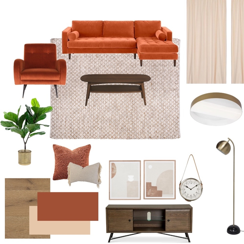 Living Room Mood Board by stefspina on Style Sourcebook