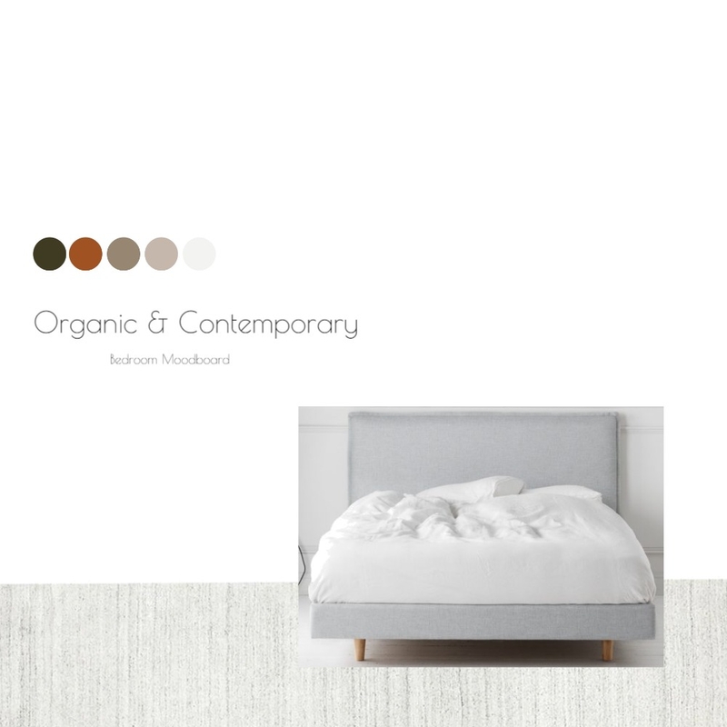 Organic & Contemporary Bedroom Mood Board by Rozina on Style Sourcebook