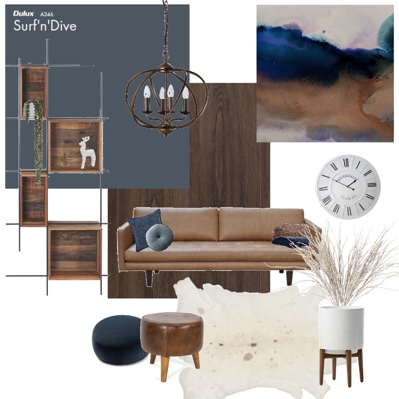 Blue Living Mood Board by anitra on Style Sourcebook