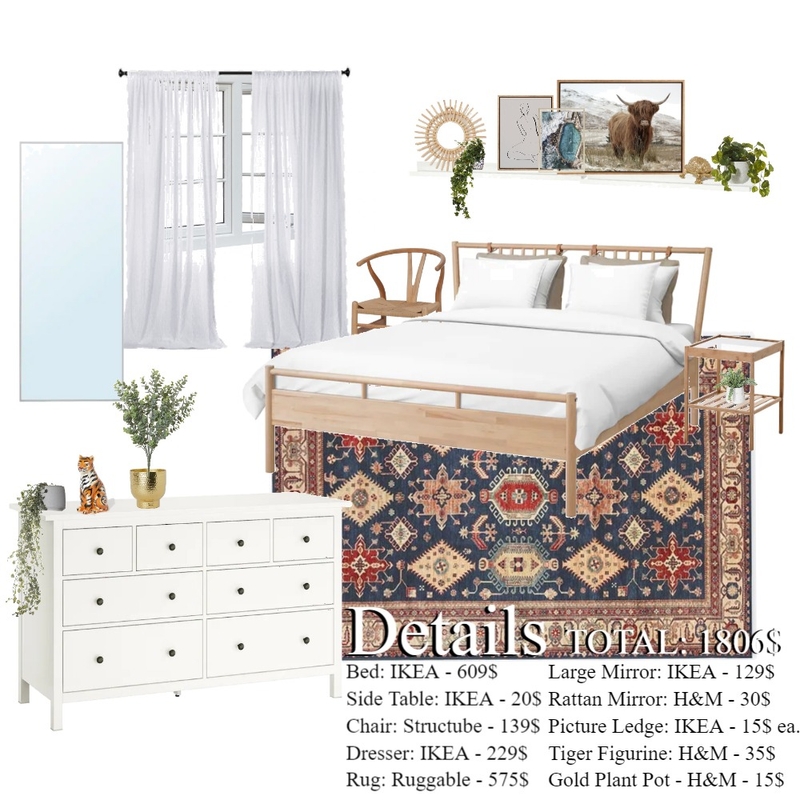 Bedroom - Bed side Mood Board by marieanne.roux on Style Sourcebook