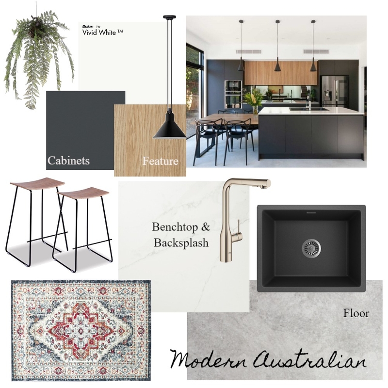 Modern Australian Kitchen Mood Board by Helen Cawley on Style Sourcebook