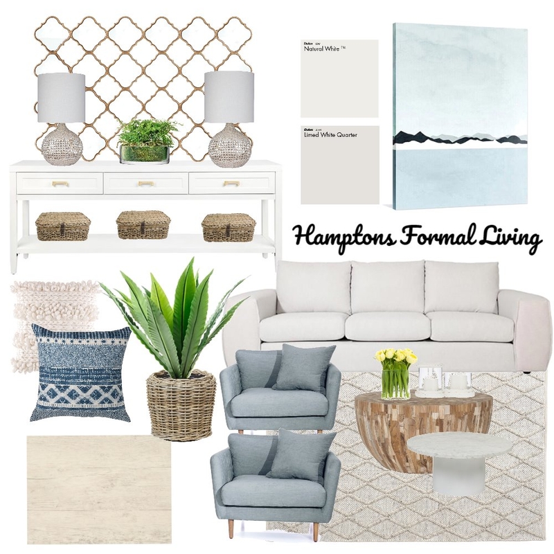 Hamptons Formal Living Mood Board by liezl.correia on Style Sourcebook