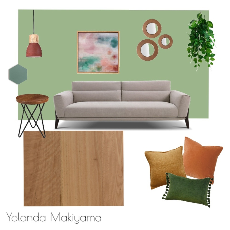 Green Warm Mood Board by YoMaki on Style Sourcebook