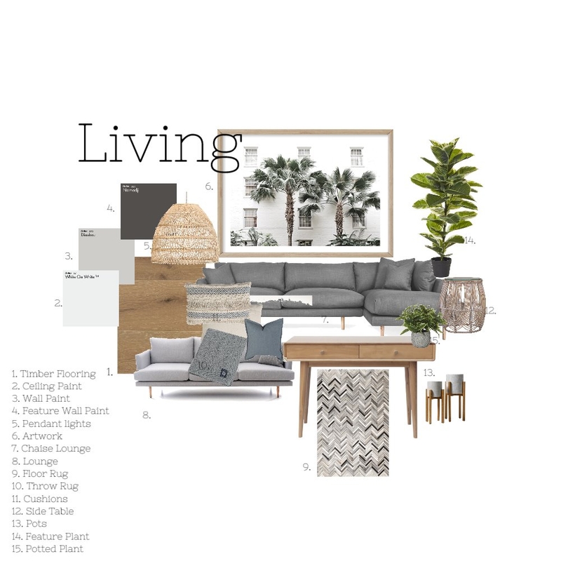 Living Mood Board by Jacob on Style Sourcebook