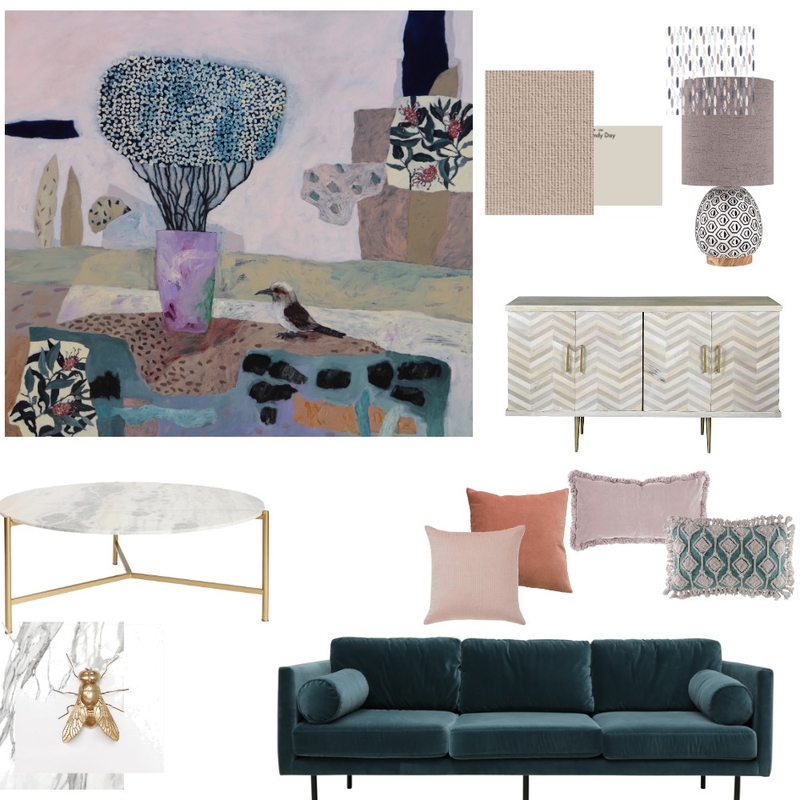 We've Got a Visitor Mood Board by robynrankinart on Style Sourcebook
